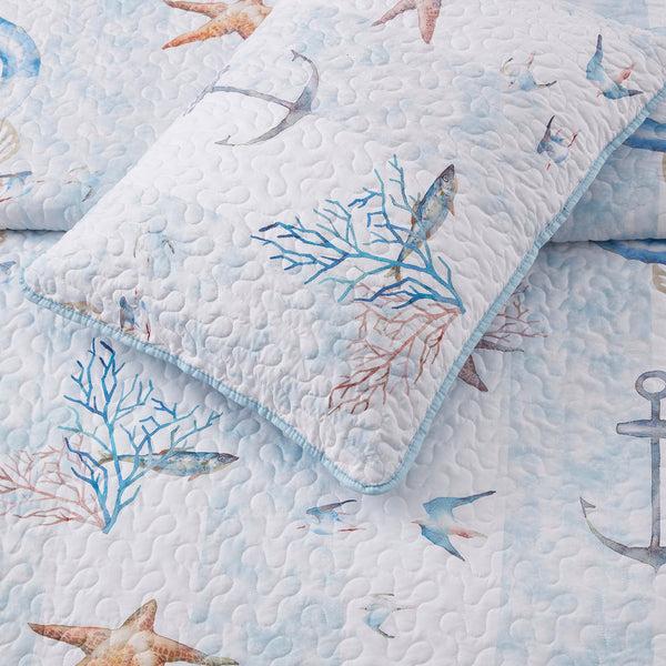 Sweet Home Collection Printed 3-Piece Quilt Set