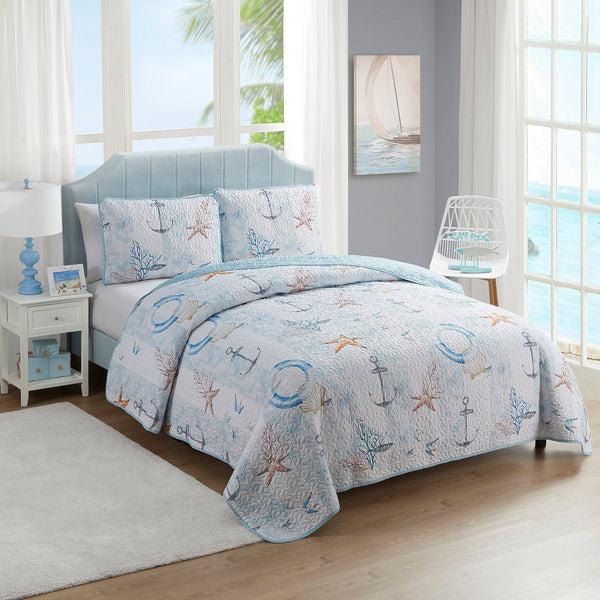 sweet home collection Printed 3-Piece Quilt Set sweet home collection Printed 3-Piece Quilt Set