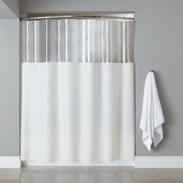 sweet home collection See Through Shower Curtain