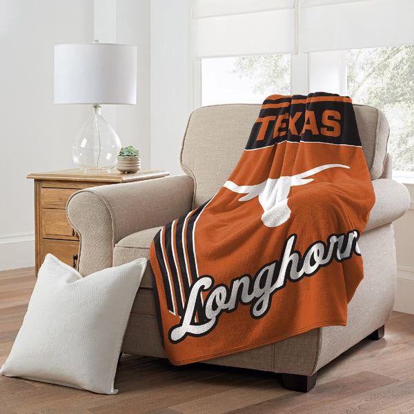 Sweet Home Collection Texas Longhorns NCAA Officially Licensed Throw Blanket 46x60