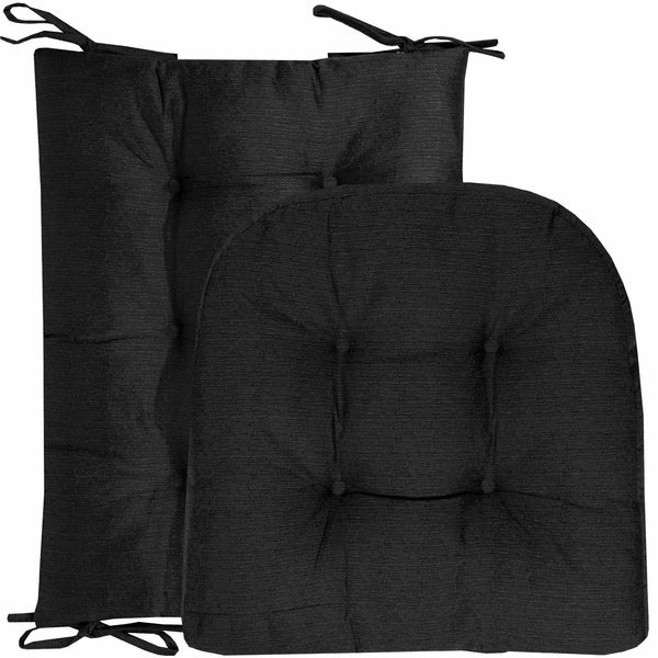 Sweet Home Collection Tufted 2-Piece Rocking Chair Cushion Set