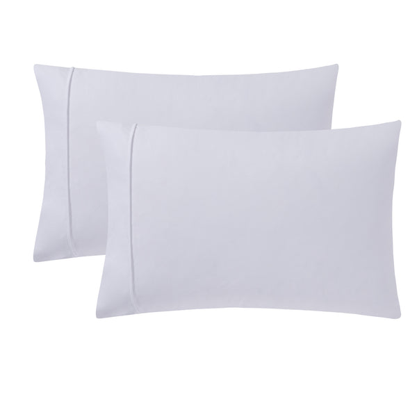 Sweet Home Collection Ultra-Soft Flannel Solid Pillowcase Set-2 Pack