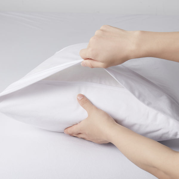 Sweet Home Collection Ultra-Soft Flannel Solid Pillowcase Set-2 Pack