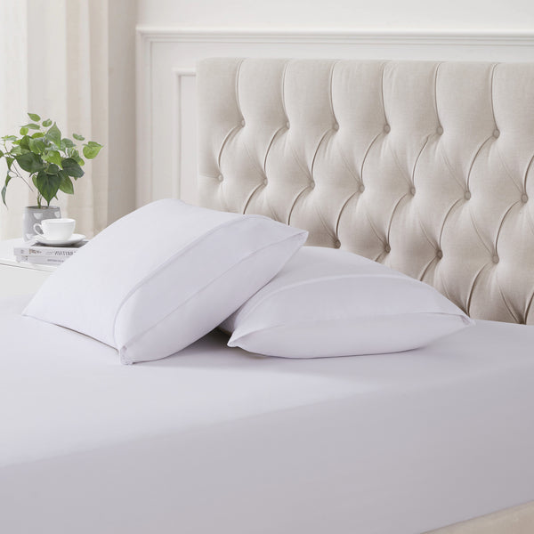 Sweet Home Collection Ultra-Soft Flannel Solid Pillowcase Set-2 Pack