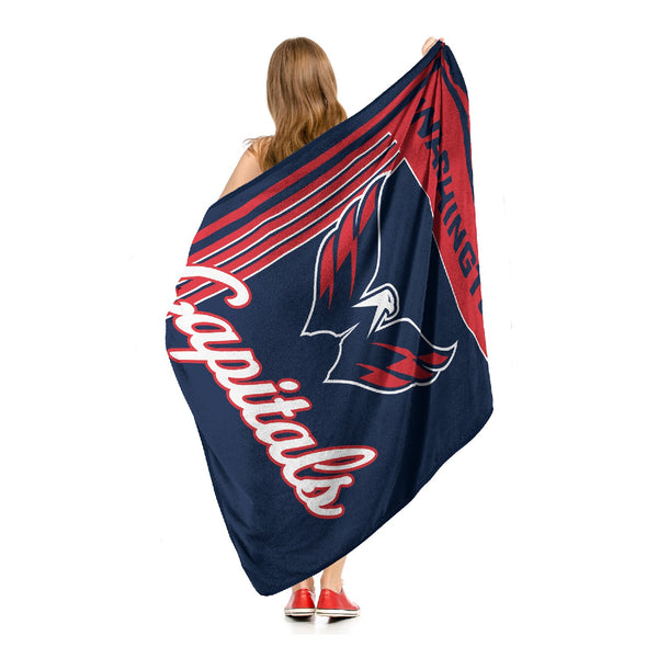 Sweet Home Collection Washington Capitals NHL Officially Licensed Throw Blanket 46x60