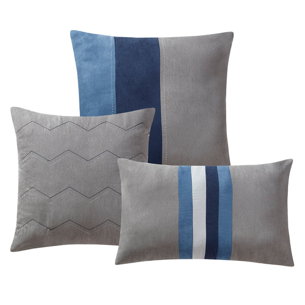 Sweet Home Collection Winston Suede 7-Piece Bed In A Bag Set