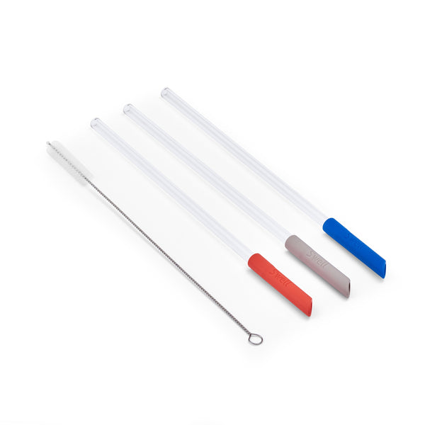 Swell Glass Straw Set