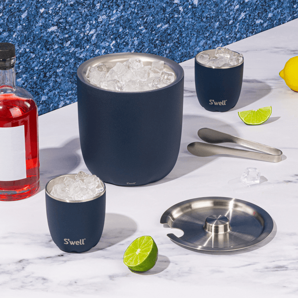Swell Ice Bucket + Tongs