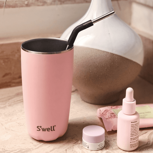 Swell Stainless Steel Straw Set