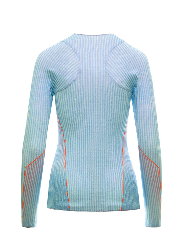 Swiss PLEATED L/S CREW