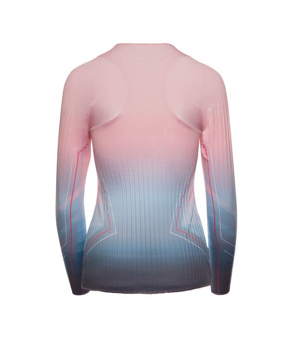 Swiss PLEATED L/S CREW