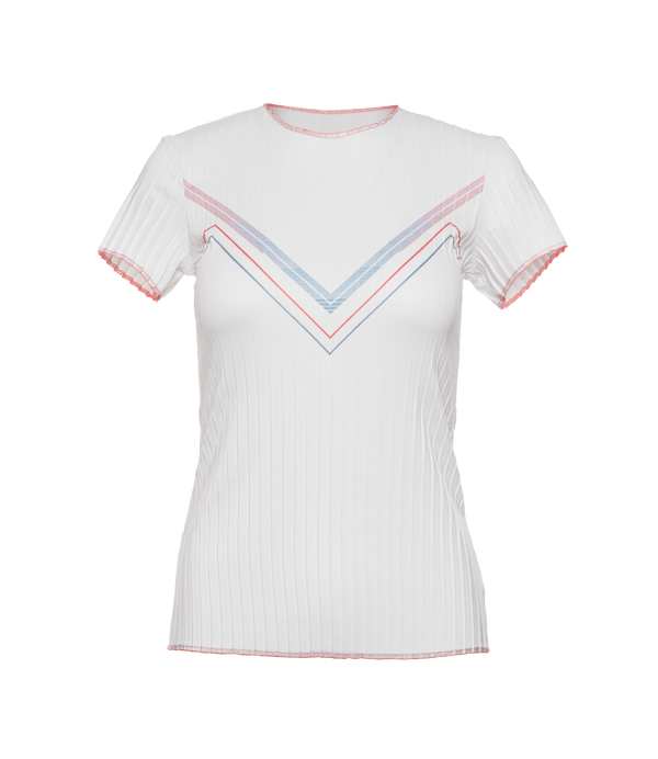 swiss PLEATED S/S CREW