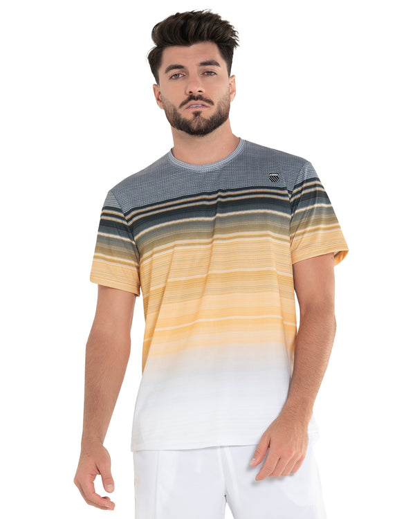 swiss RADIANT STRIPE S/S T-SHIRT