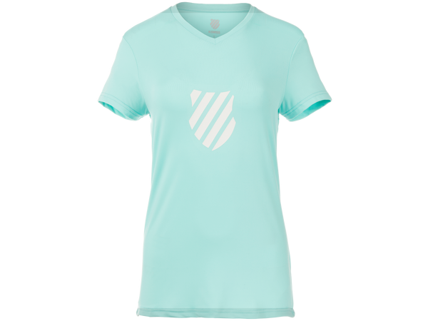 swiss WOMENS HYPRCOURT EXPRESS LOGO TEE