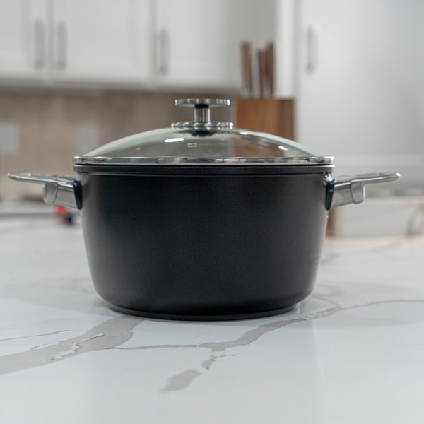 Swiss Diamond CHD Nonstick Stock Pot With Glass Lid