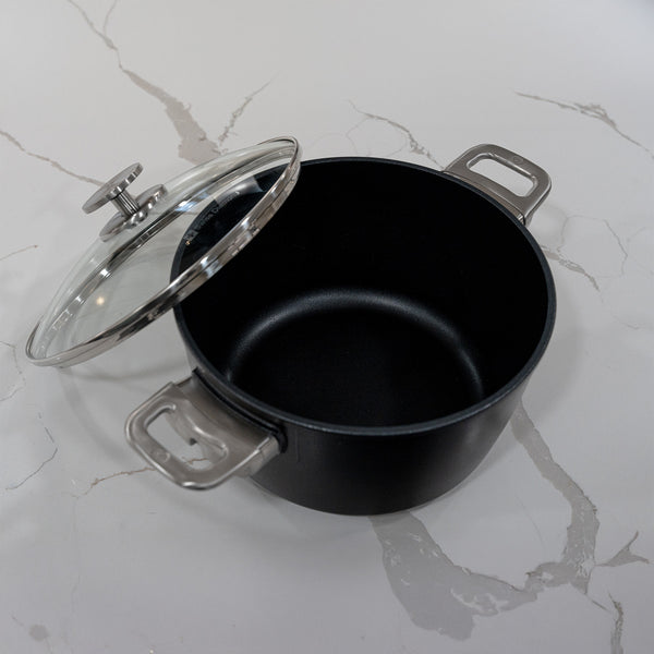 Swiss Diamond CHD Nonstick Stock Pot With Glass Lid