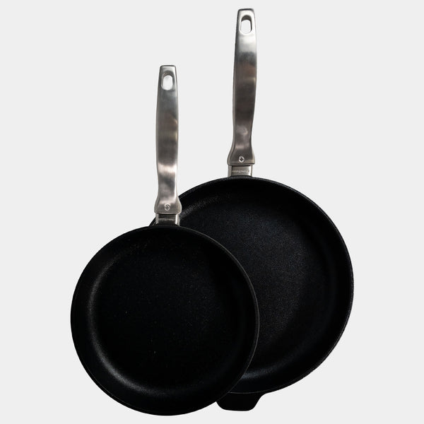 swiss diamond CXD DOU Ceramic Nonstick 2-Piece Fry Pan Set (9.5" & 11")