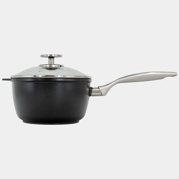 Swiss Diamond CXD DOU Ceramic Nonstick Saucepan With Glass Lid