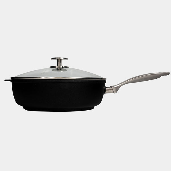Swiss Diamond CXD DOU Ceramic Nonstick Saute Pan With Glass Lid