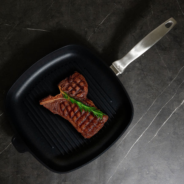 Swiss Diamond CXD DOU Ceramic Nonstick Square Grill Pan - 11" X 11" (28 Cm X 28 Cm)