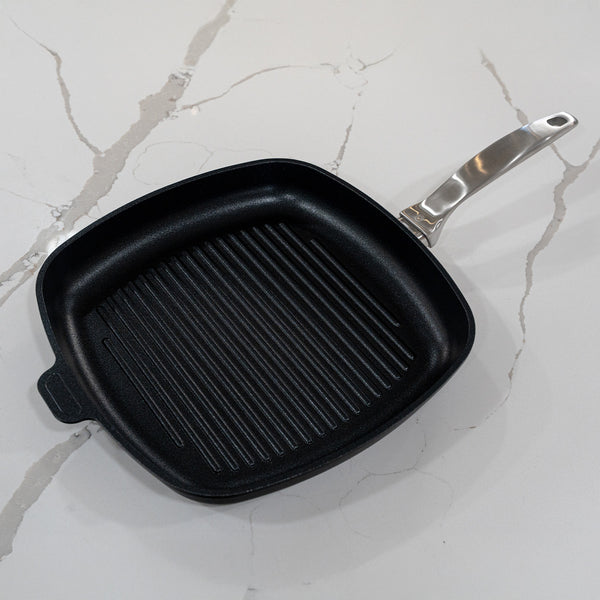 Swiss Diamond CXD DOU Ceramic Nonstick Square Grill Pan - 11" X 11" (28 Cm X 28 Cm)