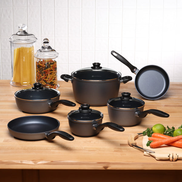 Swiss Diamond HD Nonstick 10-Piece Set - Ultimate Kitchen Kit