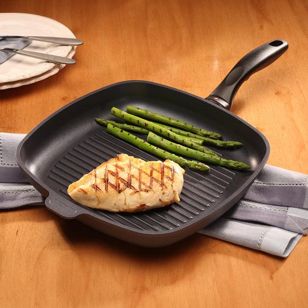 Swiss Diamond HD Nonstick 11" X 11" Square Grill Pan - Induction