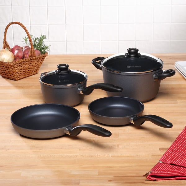 Swiss Diamond HD Nonstick 6-Piece Set - Newlywed Kitchen Kit