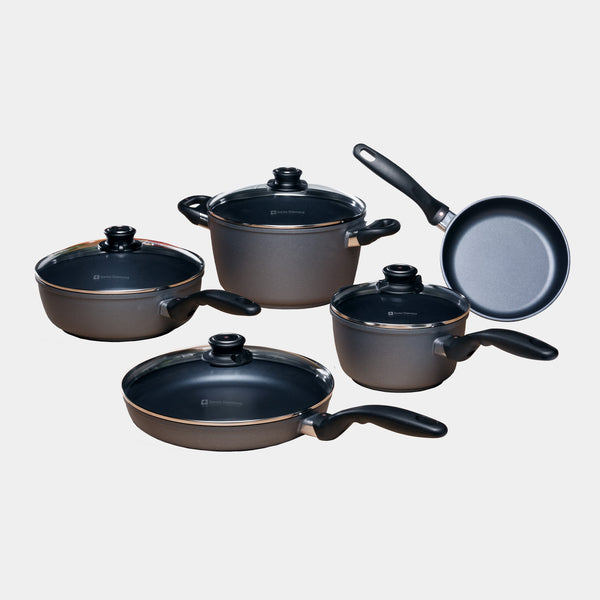 swiss diamond HD Nonstick 9-Piece Set - Kitchen Essentials Set