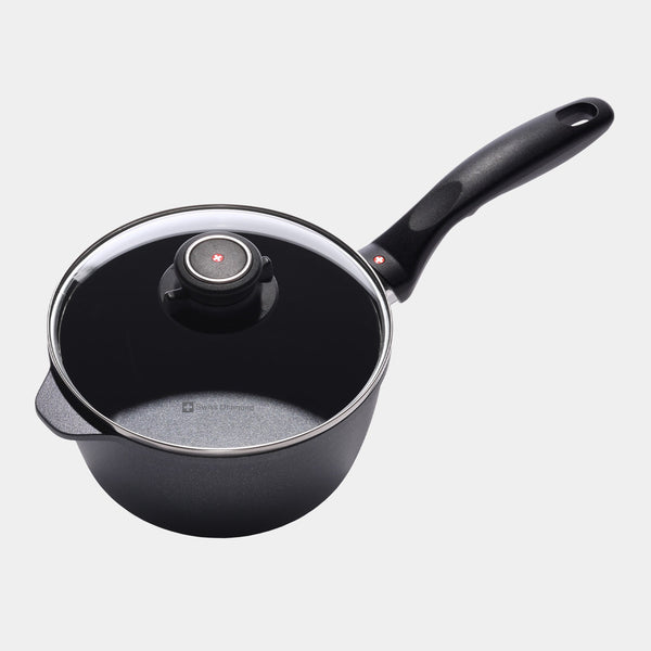 swiss diamond HD Nonstick Saucepan with Glass Lid - Induction