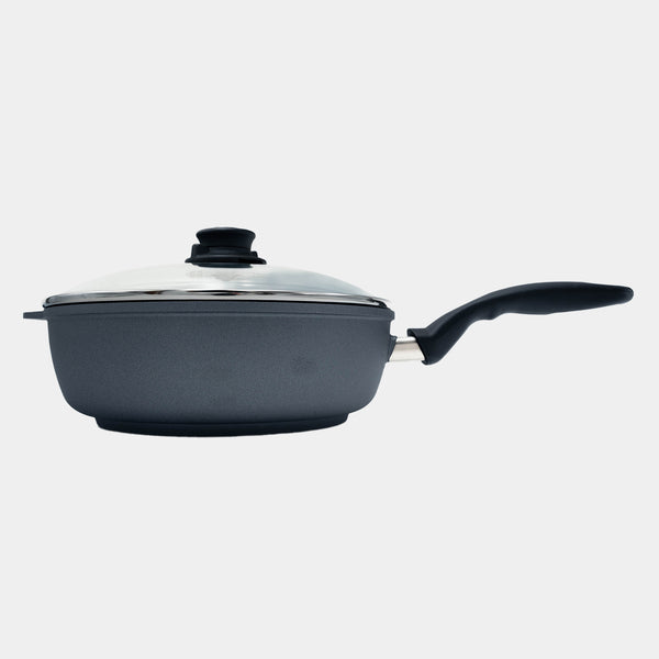 Swiss Diamond HD Nonstick Saute Pan With Glass Lid - Induction