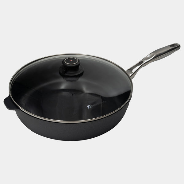 Swiss Diamond HD Nonstick Saute Pan With Glass Lid - Induction