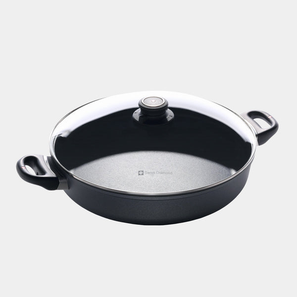 Swiss Diamond HD Nonstick Sauteuse With Glass Lid - Induction