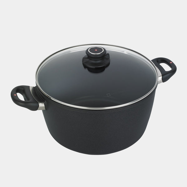 Swiss Diamond HD Nonstick Stock Pot With Glass Lid - Induction