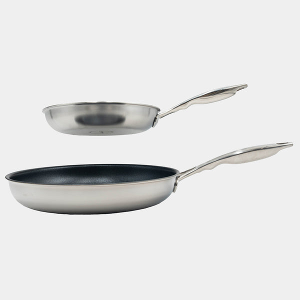 Swiss Diamond Nonstick Clad Fry Pan 2-Piece Set - Induction