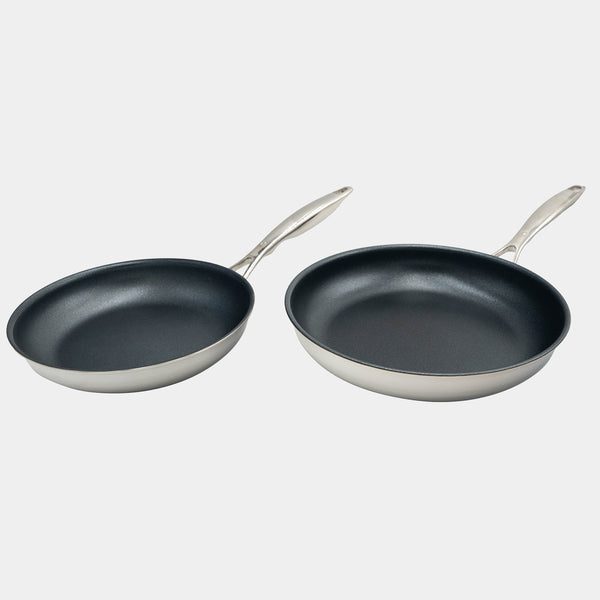 swiss diamond Nonstick Clad Fry Pan 2-Piece Set - Induction