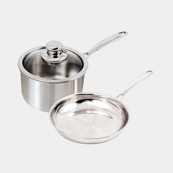 swiss diamond Premium Clad 3-Piece Cookware Set - Induction