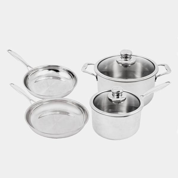 swiss diamond Premium Clad 6-Piece Stainless Steel Set