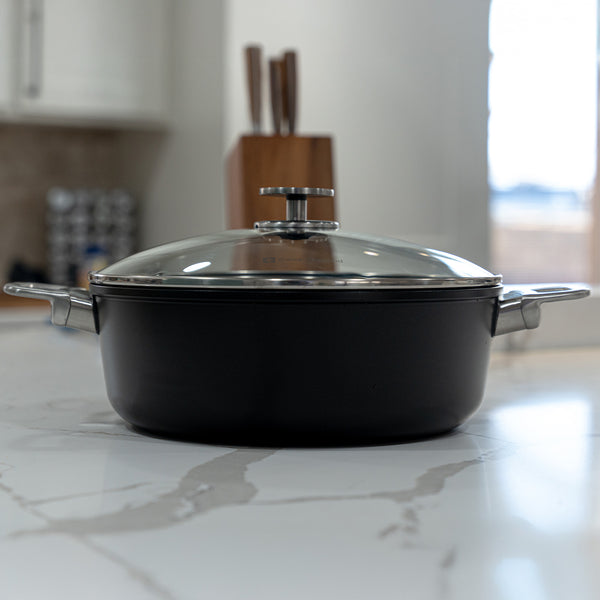 Swiss Diamond CHD Nonstick Braiser With Glass Lid