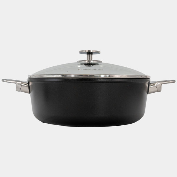 Swiss Diamond CHD Nonstick Braiser With Glass Lid