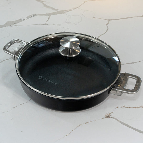 Swiss Diamond CHD Nonstick Sauteuse With Glass Lid