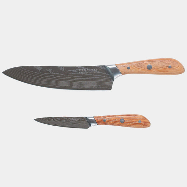 swiss diamond Damascus Chef Paring Set
