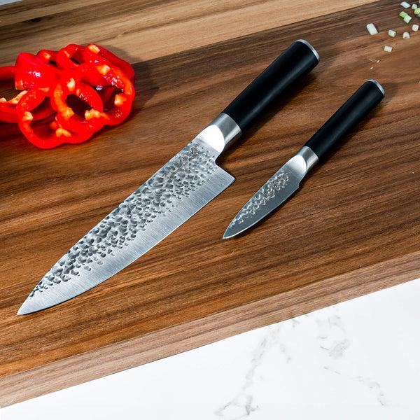 Swiss Diamond Hammered Chef Paring Set
