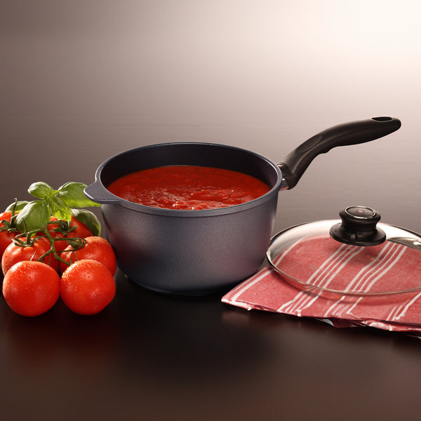 Swiss Diamond HD Nonstick Saucepan With Glass Lid