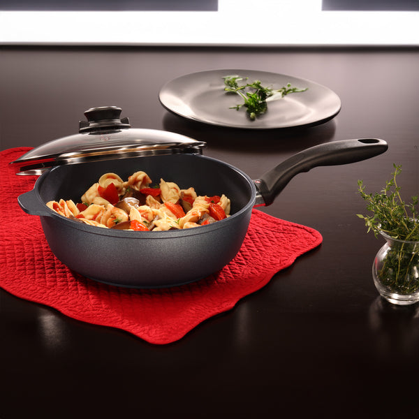 Swiss Diamond HD Nonstick Saute Pan With Glass Lid