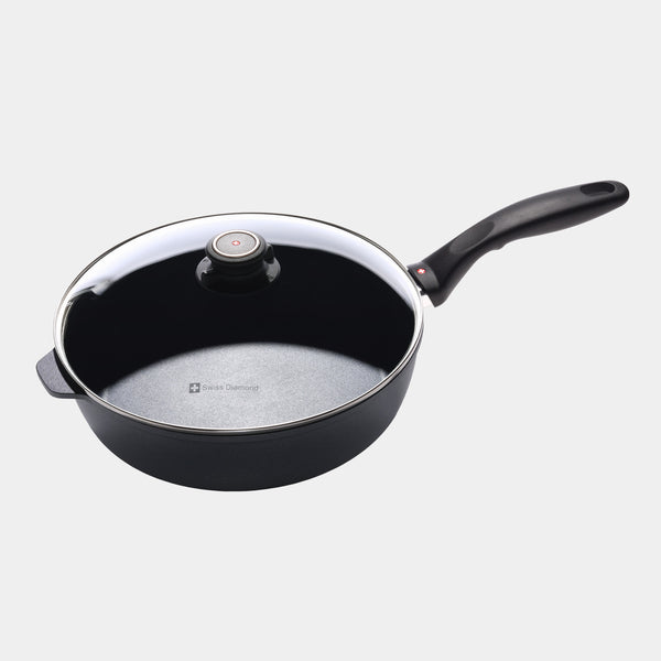 Swiss Diamond HD Nonstick Saute Pan With Glass Lid