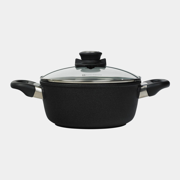 Swiss Diamond XD Nonstick Casserole With Glass Lid