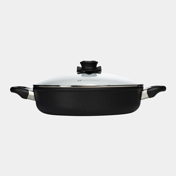 Swiss Diamond XD Nonstick Sauteuse With Glass Lid