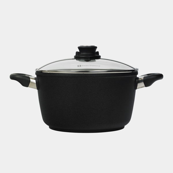 Swiss Diamond XD Nonstick Stock Pot With Glass Lid