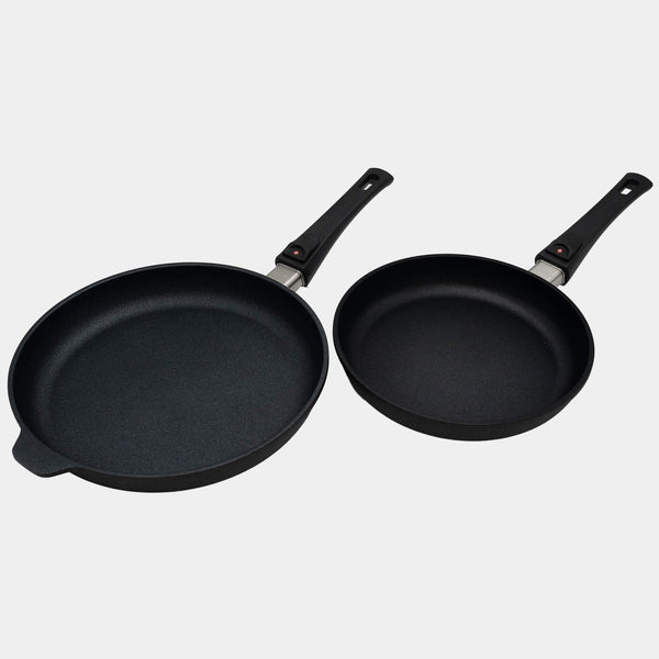 Swiss Diamond XD Nonstick 2-Piece Set - Duo Fry Pans With Detachable Handle - Induction